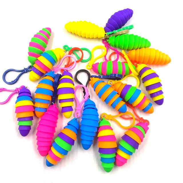 Rainbow 3D Slug Fidget